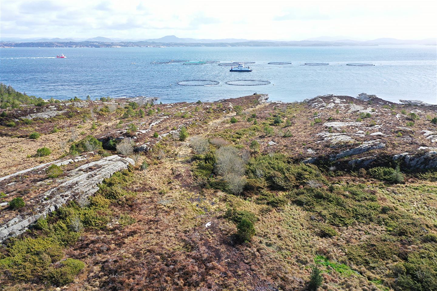 foto av kystlandskap i Vikane på Rongøy i Øygarden