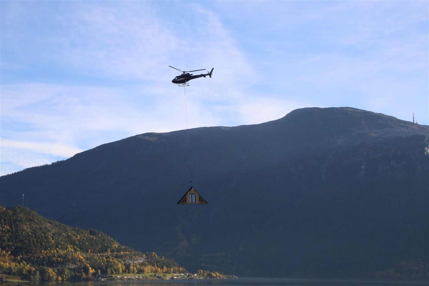 helikopter på avstand