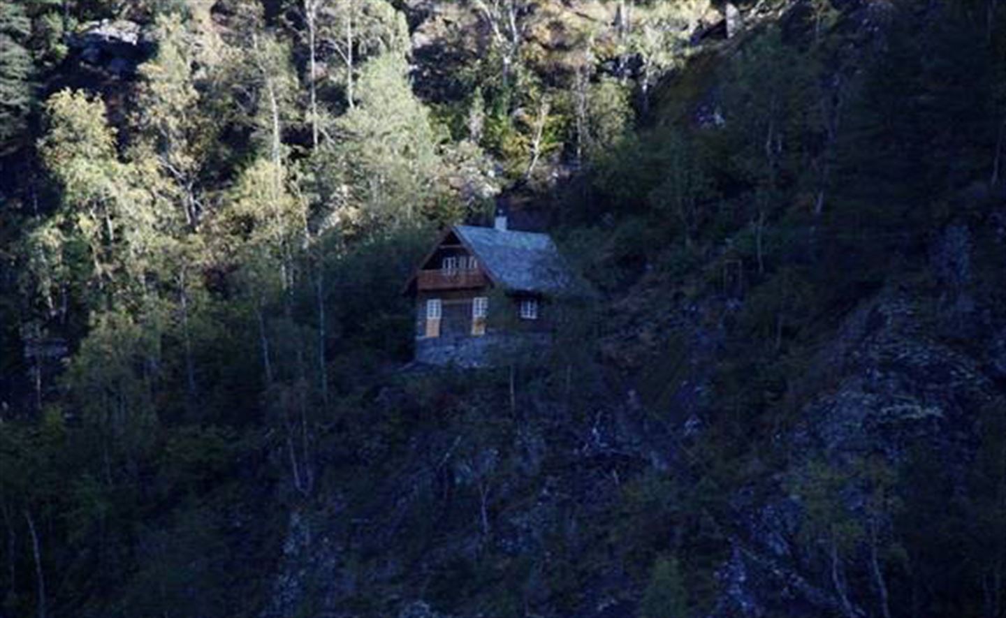 foto av Wittgenstein-huset i Skjolden i Luster