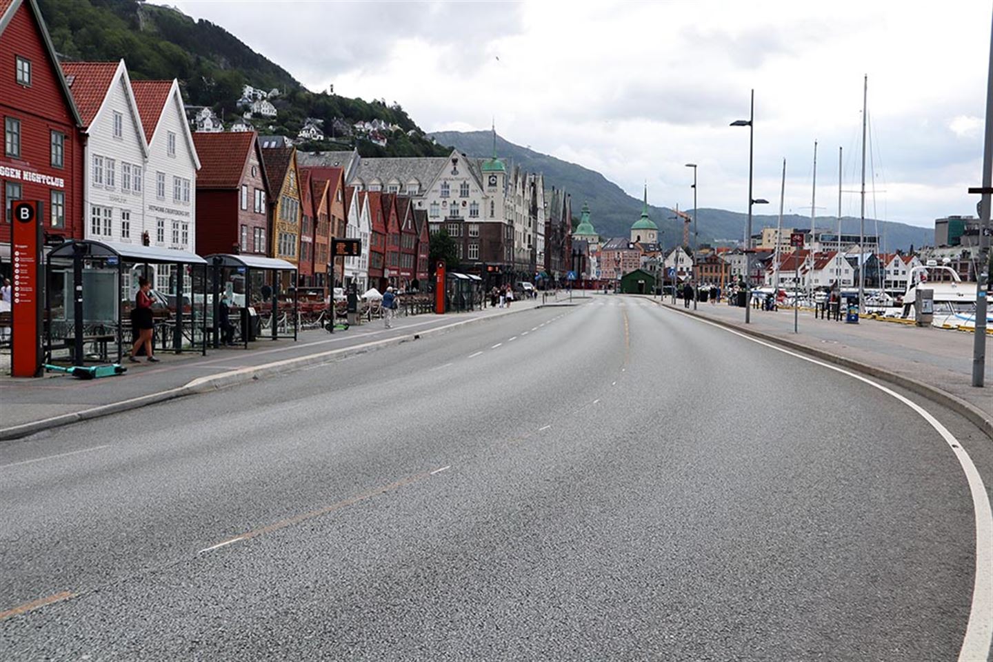 BILFRI BRYGGEN: Bystyret i Bergen skal vurdere om ordninga blir permanent. Foto: Vestland fylkeskommune