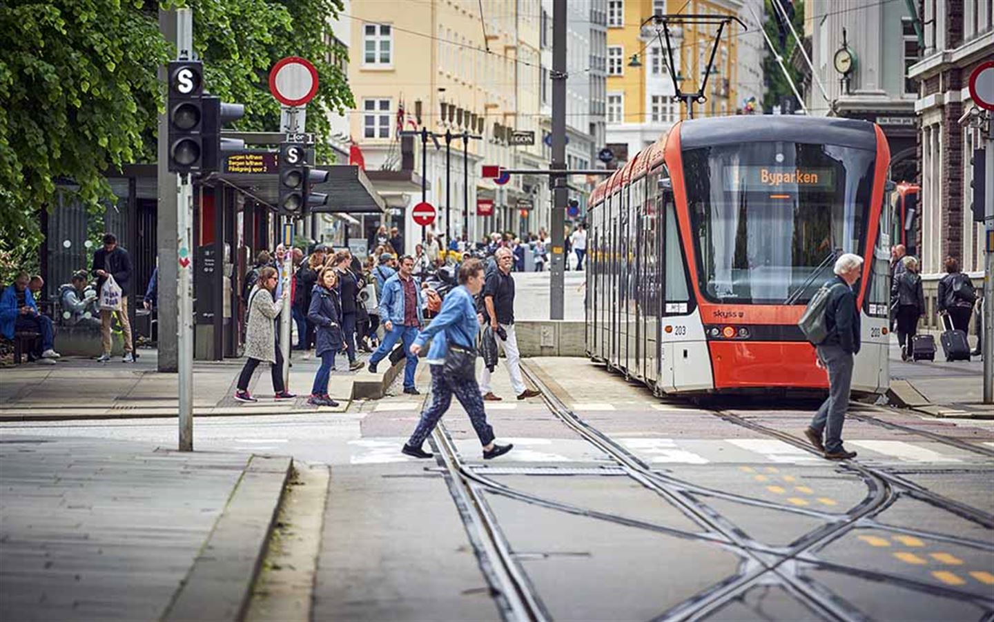 VIDARE UTBYGGING: I 2023 skal bygginga av Bybanen frå Bergen sentrum til Åsane starte.