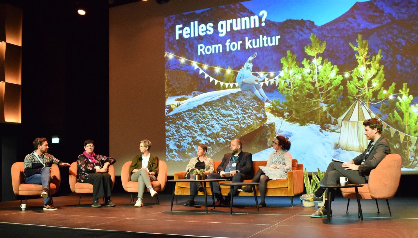 foto frå panelsamtale under kulturkonferansen 2021