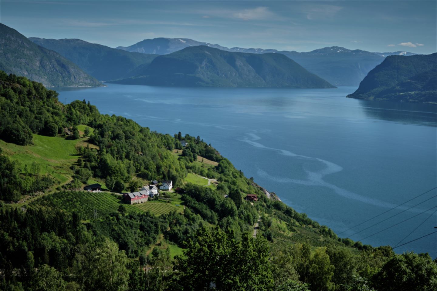 Fjord og fjell i Sogn.