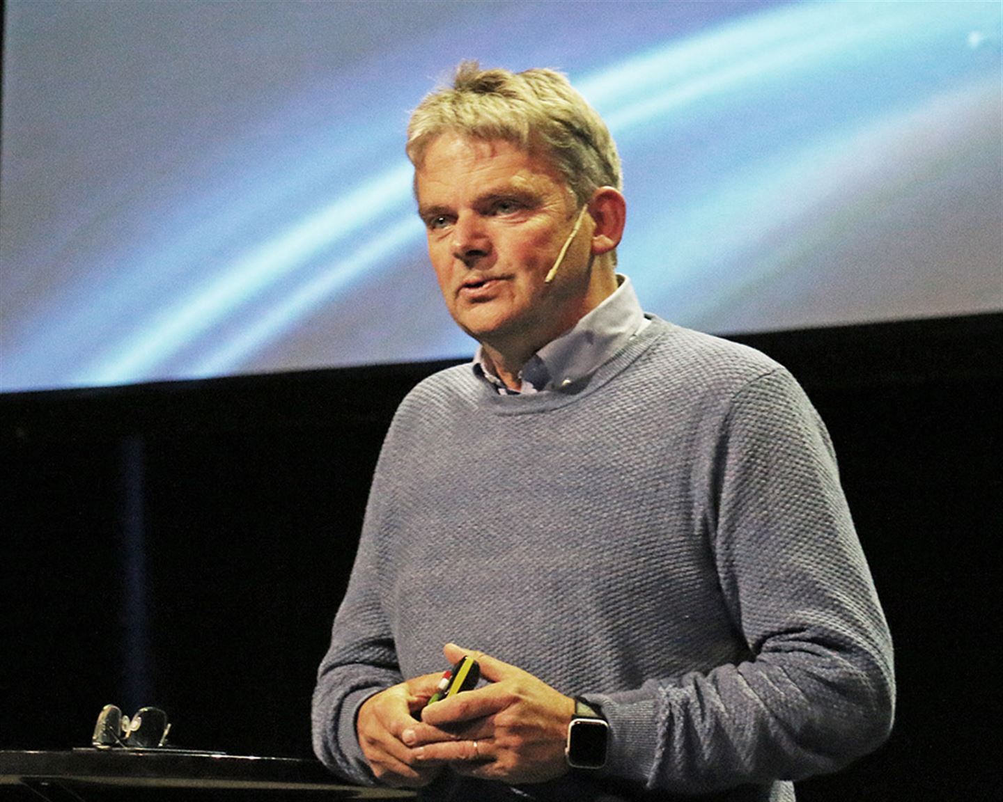 – Kravet mitt til skulane er at dette skal vi gjere vårt beste for å få kontroll over, seier avdelingsdirektør Bjørn Lyngedal i Vestland fylkeskommune. Foto: Bjarte Brask Eriksen/Vestland fylkeskommune
