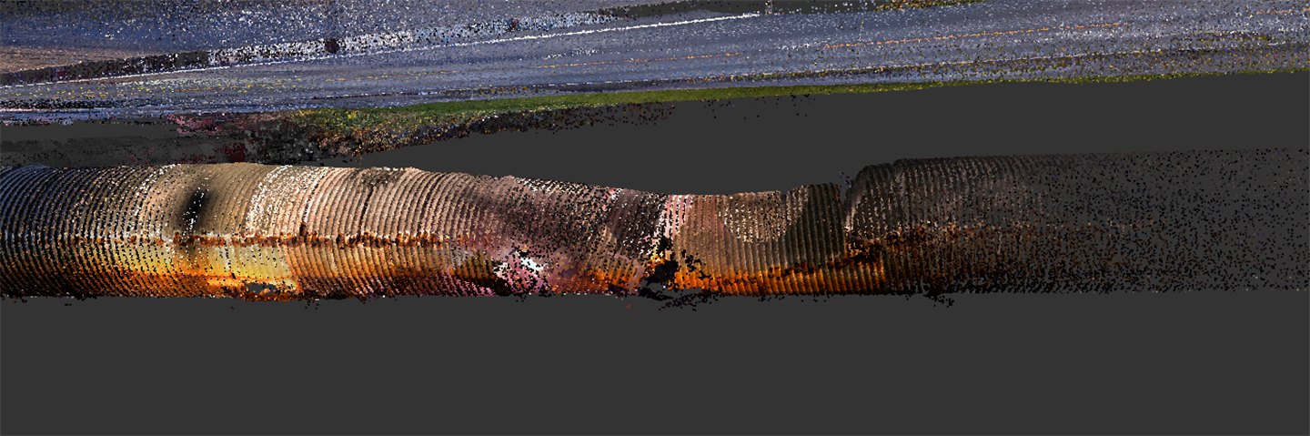 3D modell av kulvert
