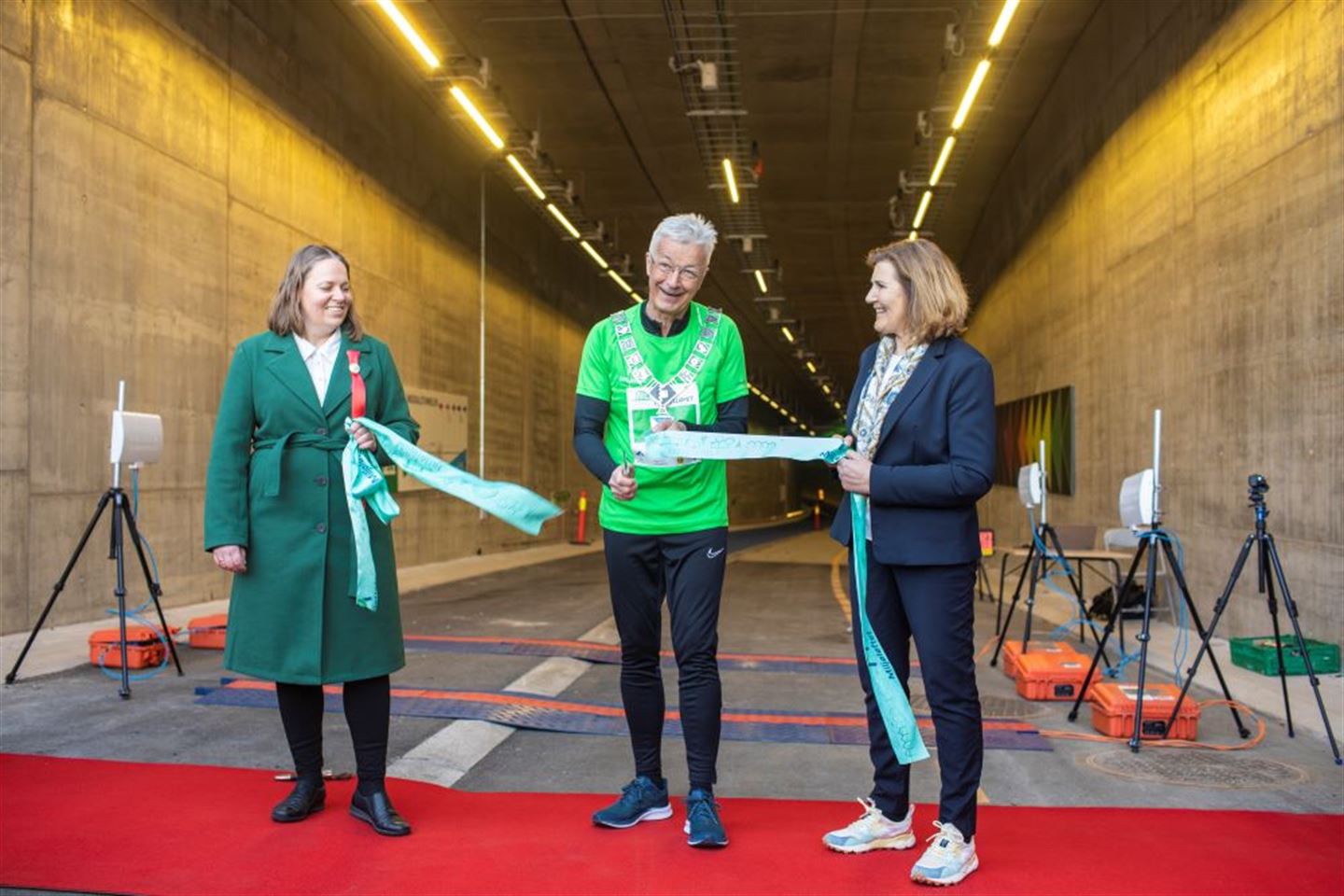 Opning og snorklypping av Fyllingsdalstunnelen.