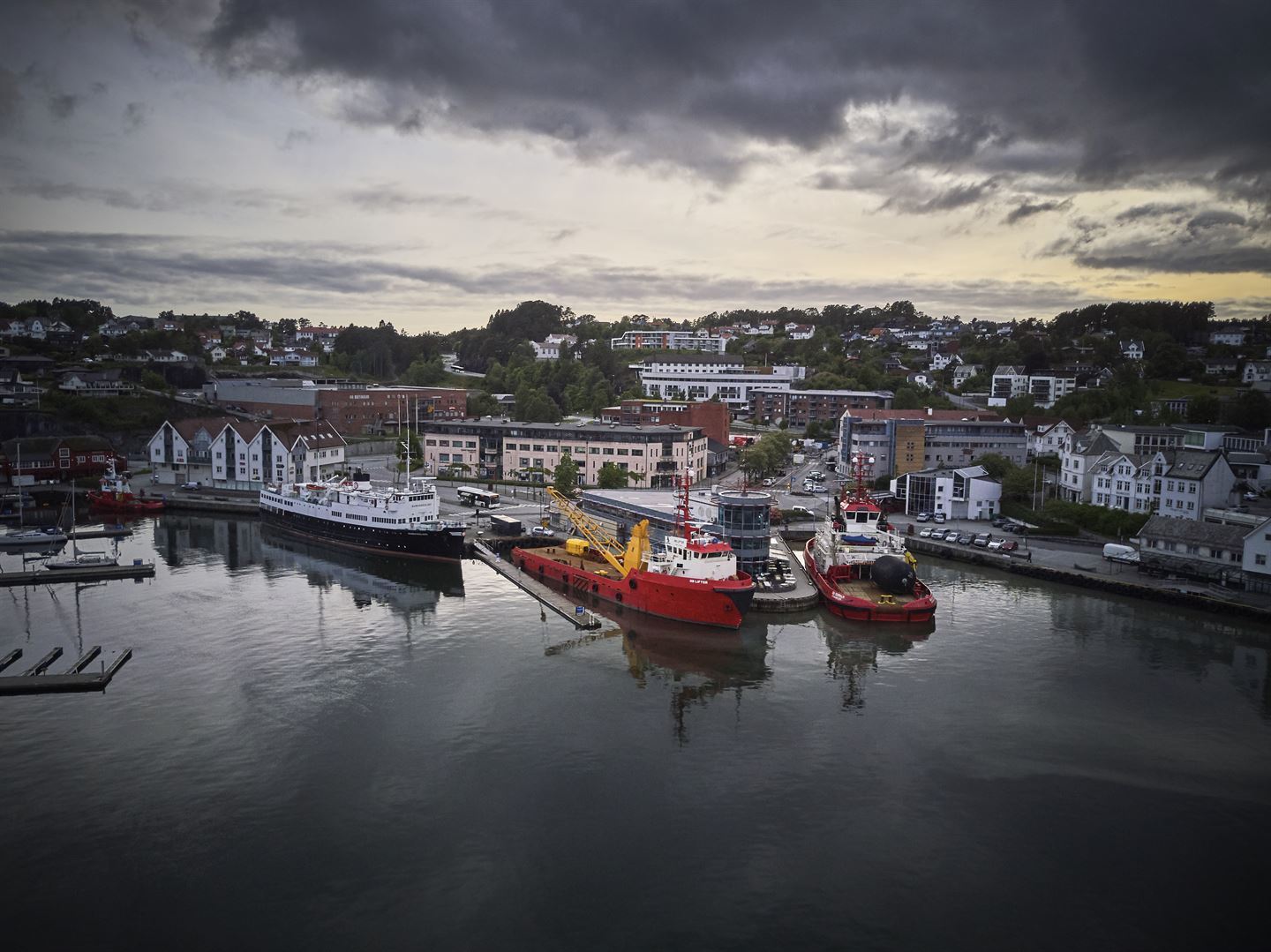 foto av stord hamn