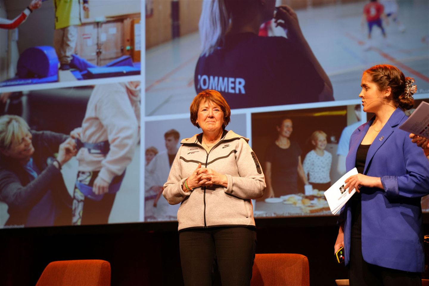 Mette Hammersland i Brann Kvinner og Malene Joensen i Idrettsklynge Vest.