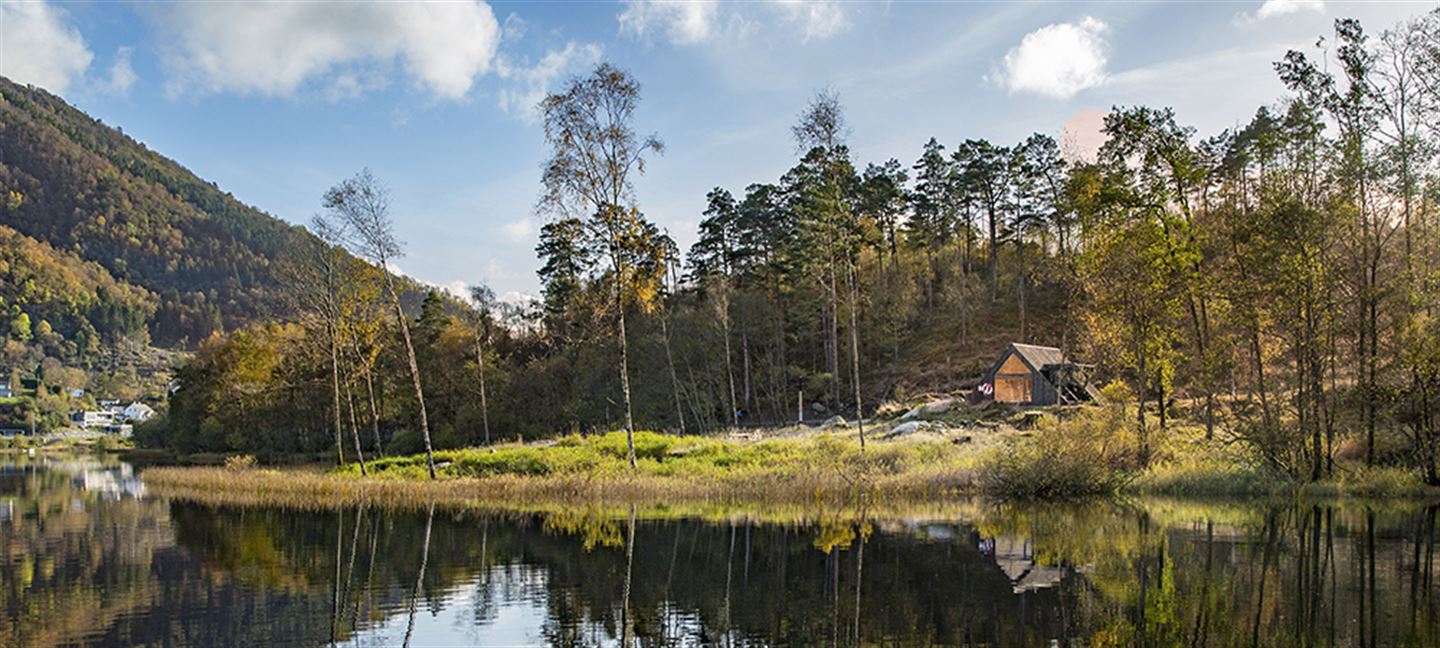 Dagsturhytta Miklastofa på Tysnes