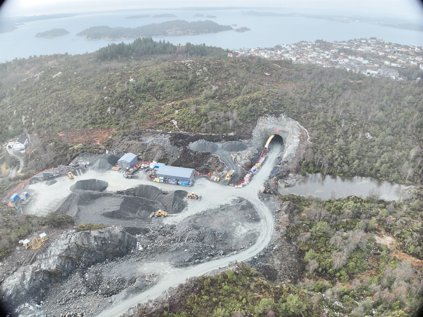 Anleggsveg i terrenget