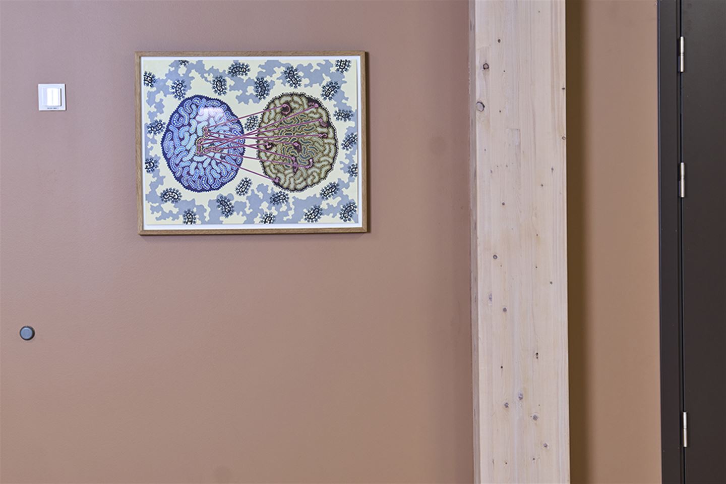 Kunstverk av Andreas Lærum på Stord vgs.