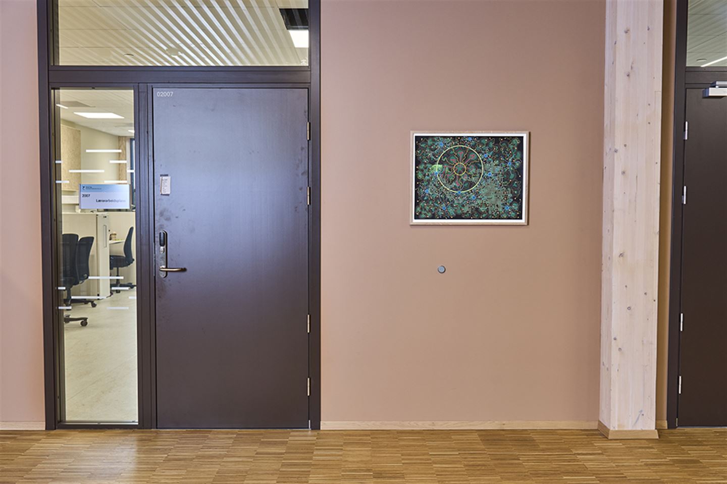 Kunstverk av Andreas Lærum på Stord vgs.